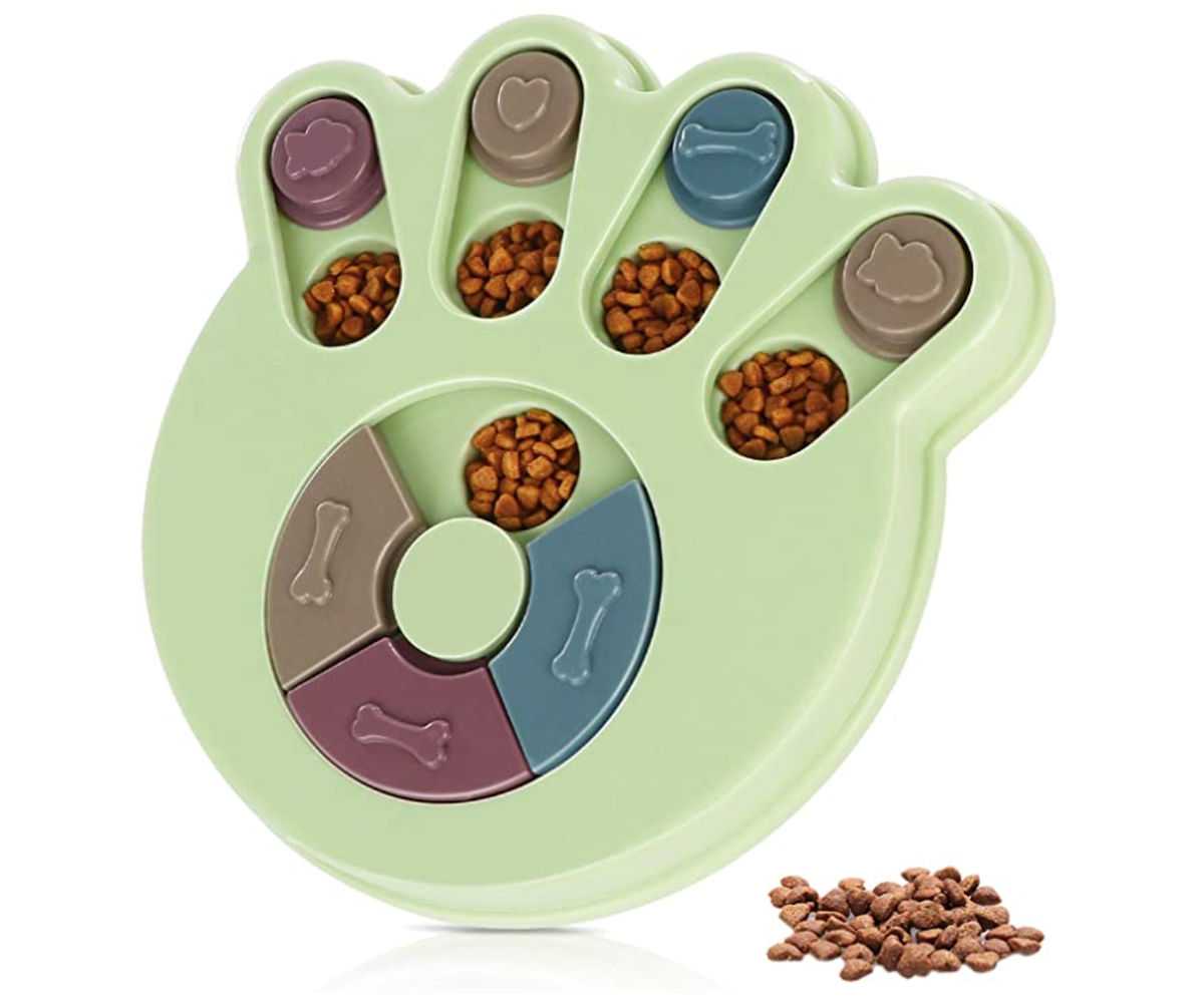 Dog And Cat Food Puzzle Toy Snacks Boring Dispensing Slow Feeder - Smart  Feeding And Height Adjustable Anxiety Iq Training For Small To Medium Dogs  Bl