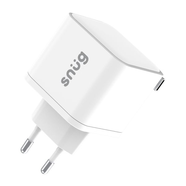 Snug GaN 1Port 35W PD Wall Charger With Retractable Cable