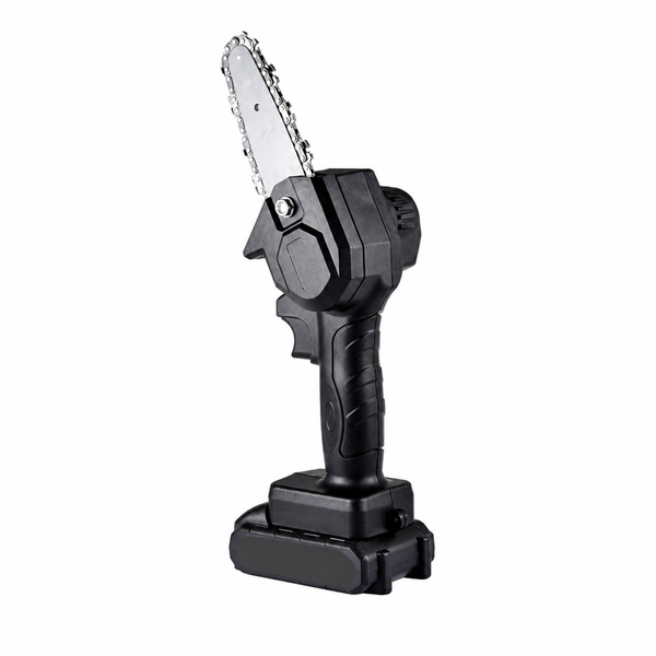 48V Mini Electric Chainsaw with Handheld Design for Wood and Branch Cutting