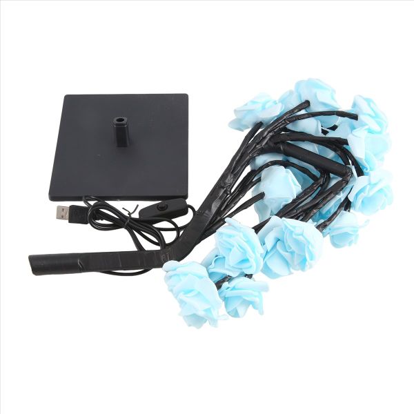 Led Rose Flower Lamp Perfect For Party Wedding Mother'S Day Gift-A