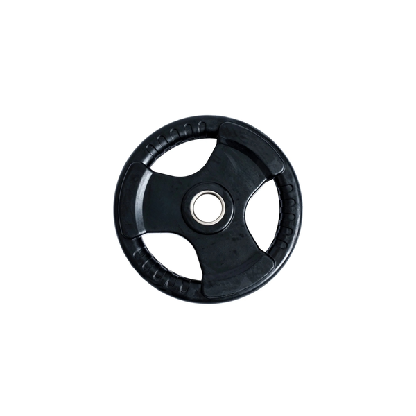 Weight Plate with Rubber Finish and Triple Grips For Easy Handling - 15kg