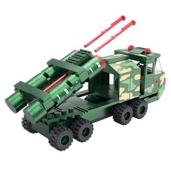 174 Pieces Surface-to-air Missile DIY Building , STEM Educational Toy (B4924)