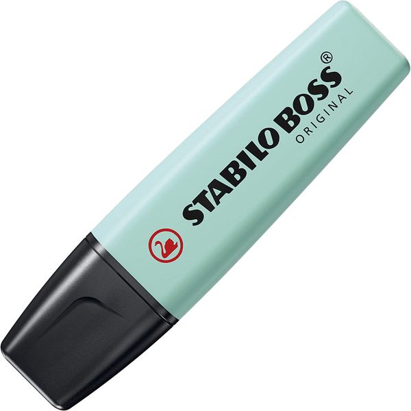 Pastel Mint Stabilo Boss Highlighter Pastel Colour x2
