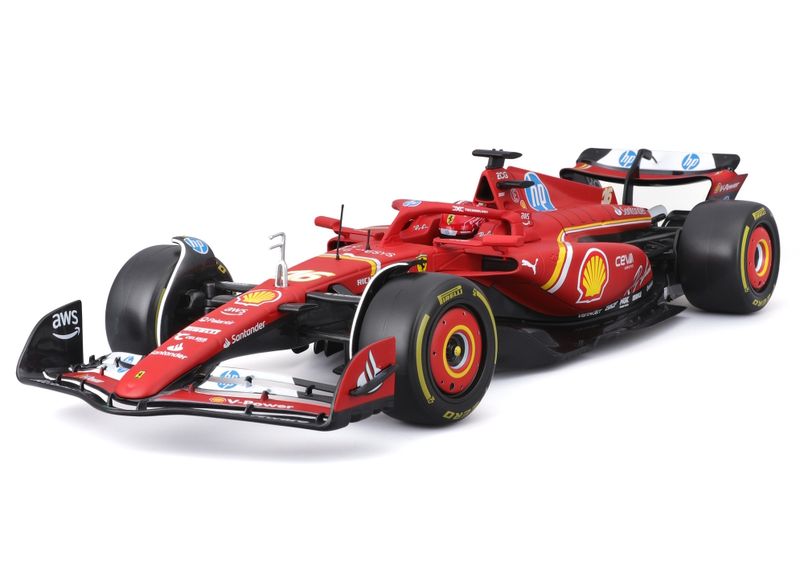 Bburago 1/18 Ferrari F1 SF-24 2024 - #16 Charles Leclerc (31cm Long)