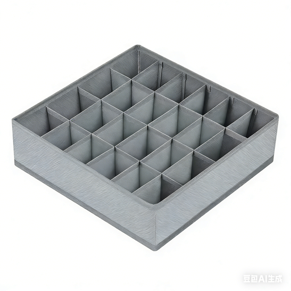 1 Pack 24-Compartment Durable Fabric Socks