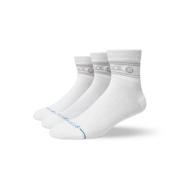 Stance - Quarter Height Socks - Vital - 3 Pack - White