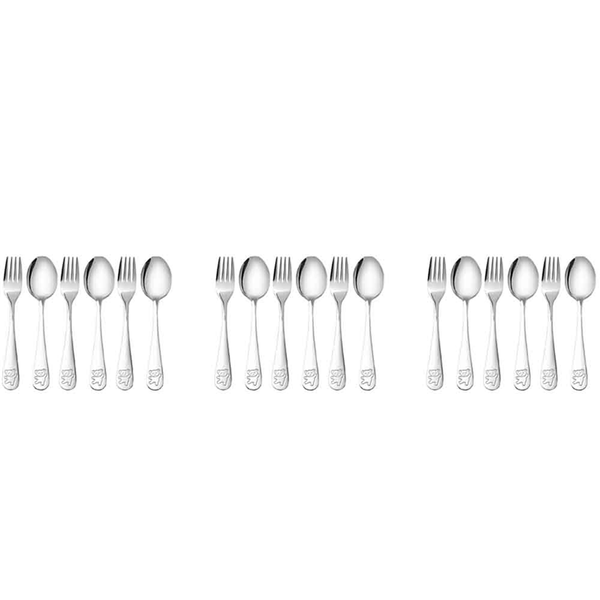 Stainless Steel Child Safety Cutlery Bear Children Spoon