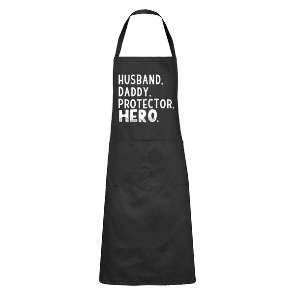 Husband. Daddy - Hero - Apron