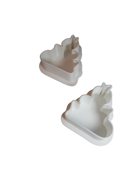 Books with Apple 1 (Mirror Image Set) Cookie Cutter