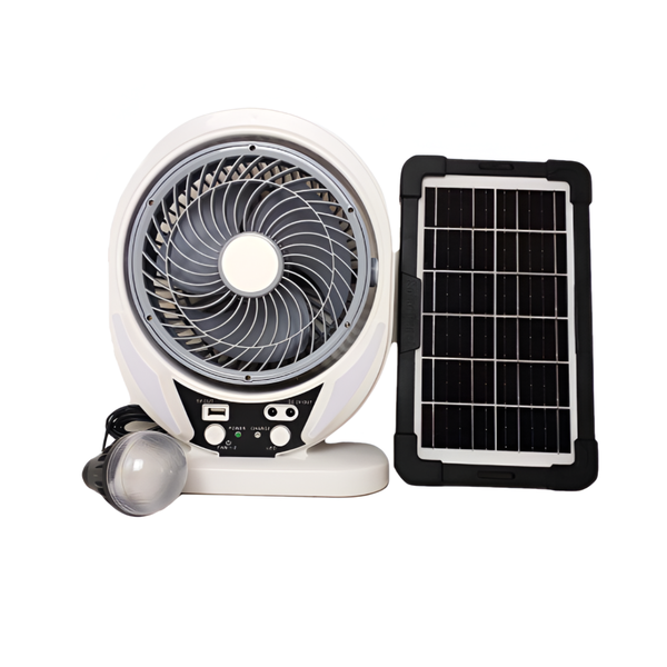 7-Inch Multifunctional Solar Rechargeable Portable Box Fan