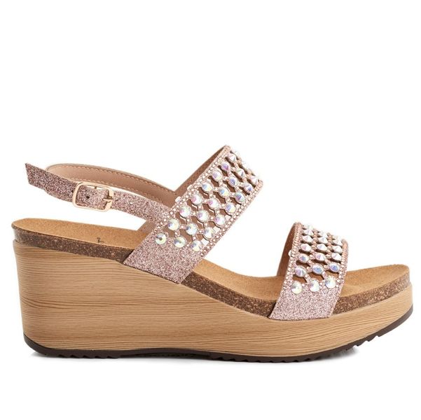 Green Cross Scholl Ladies Wedge 52209 Rosegold