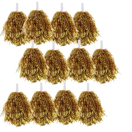 Promotional Products & Marketing Services  Ward Promotional Marketing  Solutions: 1000-Streamer Metallic Cheer Pom Poms - One Solid Color
