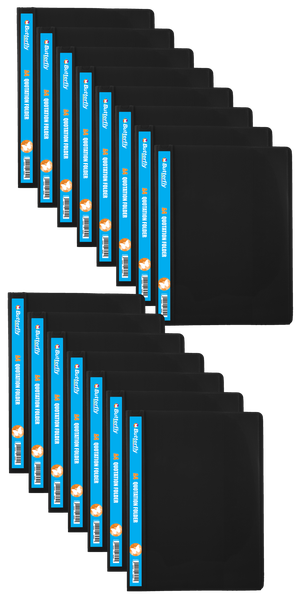Quotation Folders - A4 180 m (Black) X15