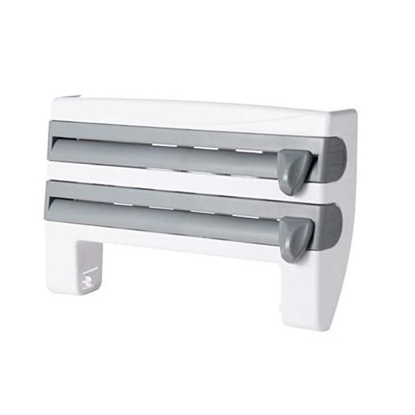 Durable Multi-function Wall Mount - Kitchen Roll, Paper Towel Dispenser