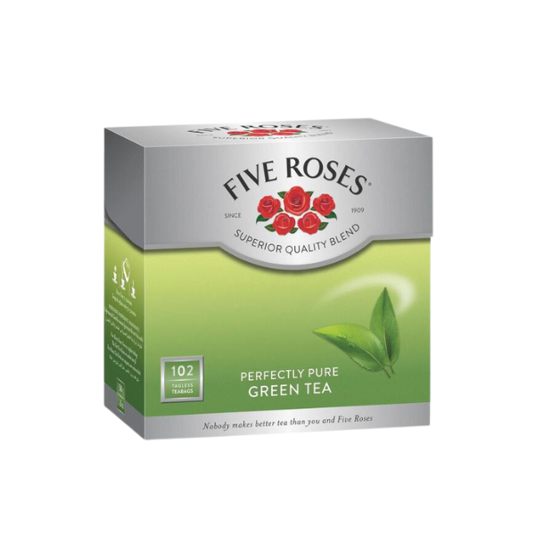 Five Roses - Green Tea Teabags 102s - Set of 6