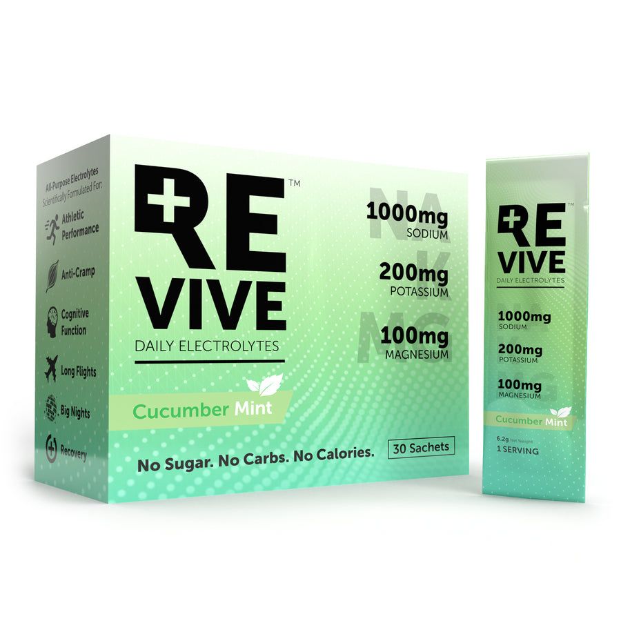 REVIVE 30's - Cucumber Mint | Sugar-Free Hydration Electrolytes