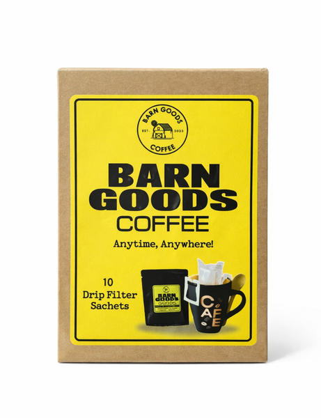 Barn Goods- Drip Filter Coffee Sachets (10)
