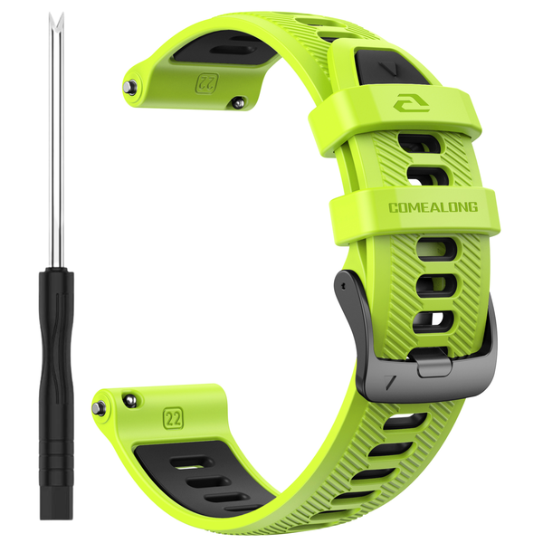 Comealong 22mm Two-Tone Strap Compatible With Garmin Forerunner 965/955/935
