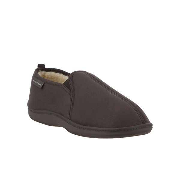Hush Puppies Chris Mens Slippers Grey