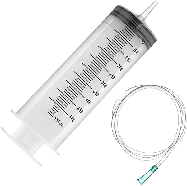 Health Tool Plastic Syringe, Large Capacity Liquid Syringe with 1m Tube