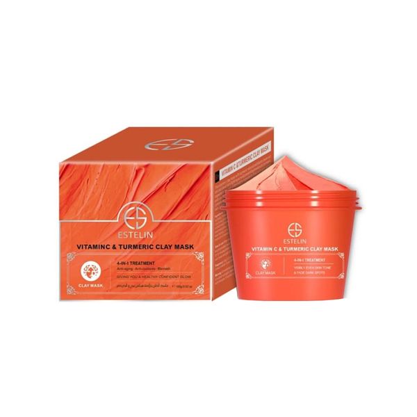 Estelin Anti-Aging Vitamin C and Turmeric Clay Mask