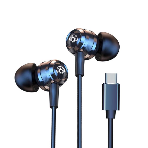 Wired In Earphones for Sound Quality mic hifi stereo metal Earphones