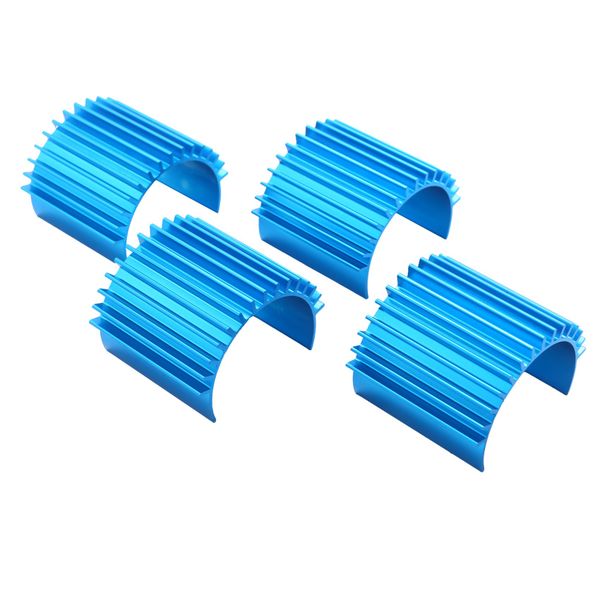 Aluminum 370 380 Motor Heatsink Fin for Rc Hsp Tamiya 1/16(Pack of 4)