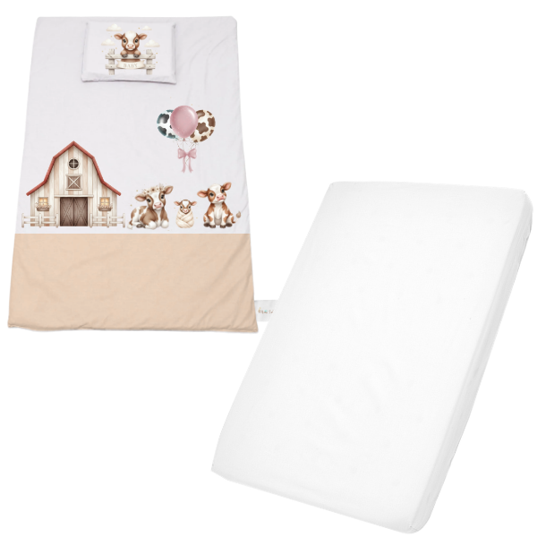 Cot Duvet Cover &amp; Waterproof Fitted Sheet-660x940mm-Sailor Ocean