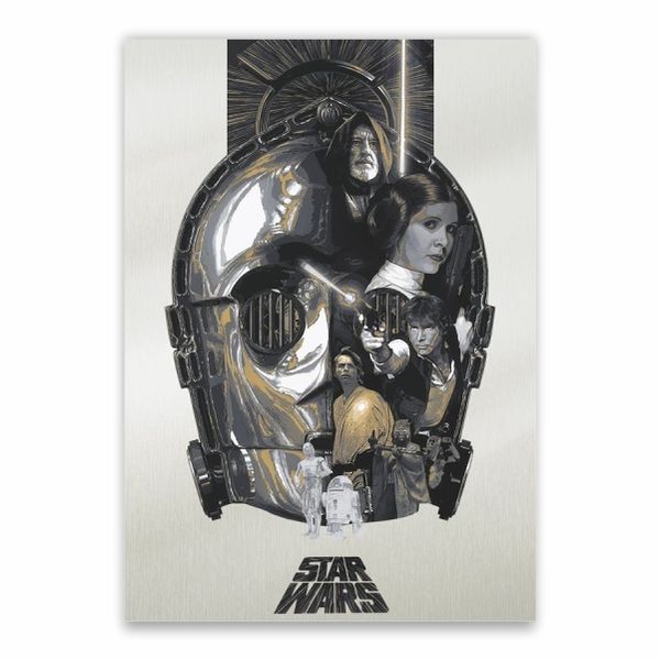 Star Wars Characters Collage Poster - A1