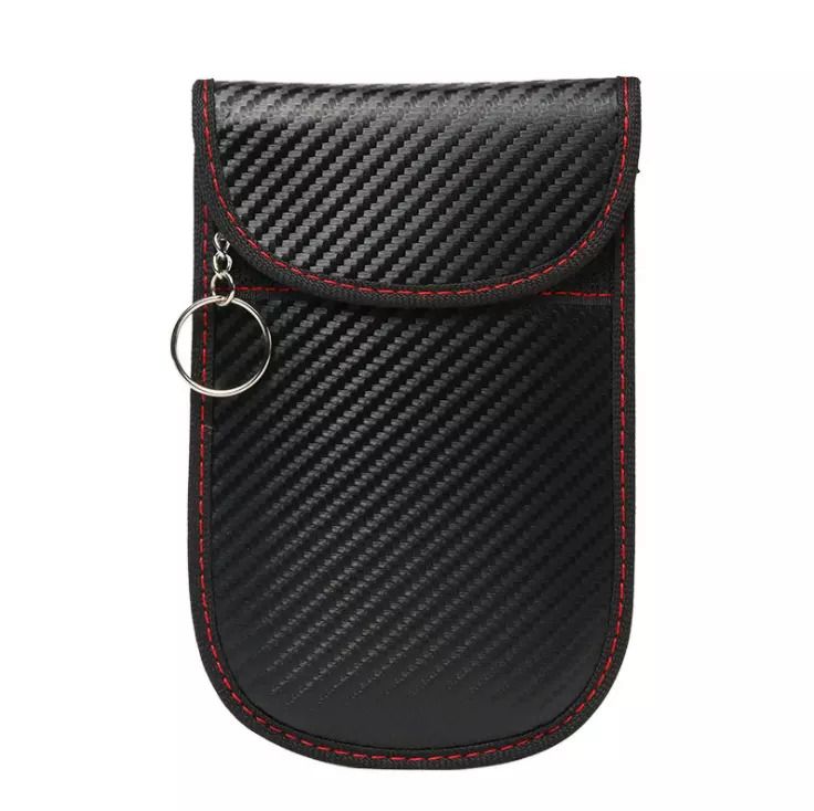 MTVN Technologies AntiTheft Carbon Fiber RFID Key Fob Protector Pouch