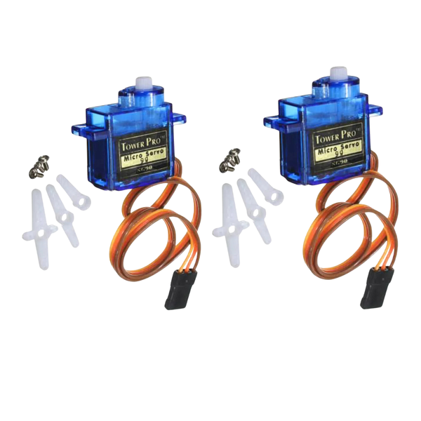 Pack of 2 SG90 9g Tower Pro Servo Motors