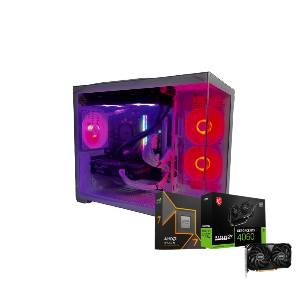 [Pre built] Liquid Cooled RTX 4060 Ryzen 7 9700X 2TB SSD "Bleachcore