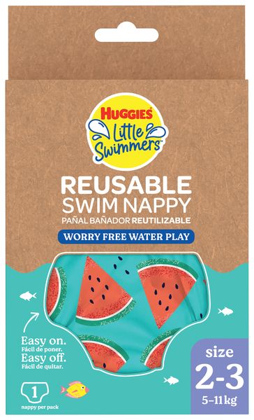 Huggies Little Swimmers Reusable Swim Nappy Size 2-3 (5-11kg)