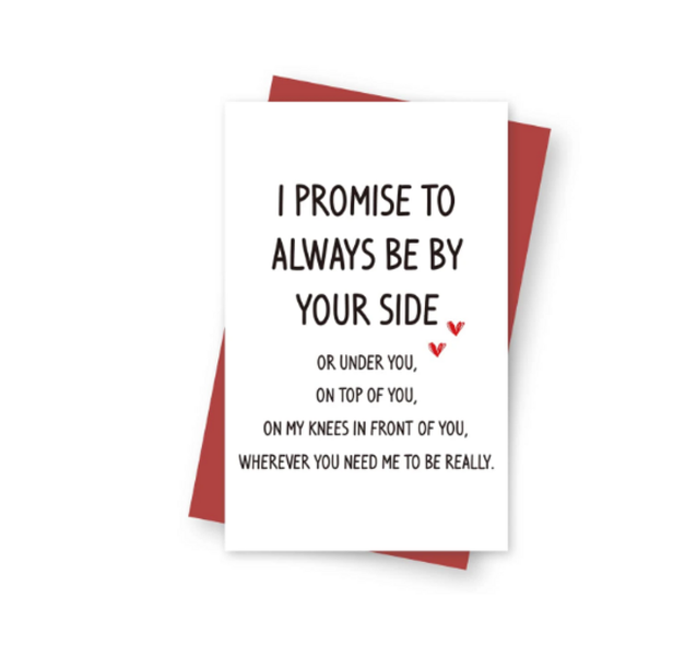 Love Range - Valentines Day card - I Promise To Always