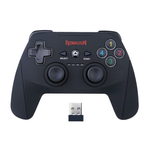 Redragon HARROW Wireless PC Controller - Black