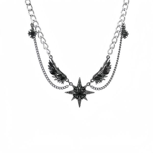 Wing Clavicle Chain for Men Hip-Hop Punk High-End Style