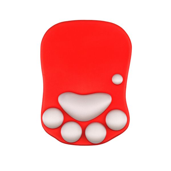 Ergonomic silicone mouse pad with wrist rest pad and non-slip bottom design