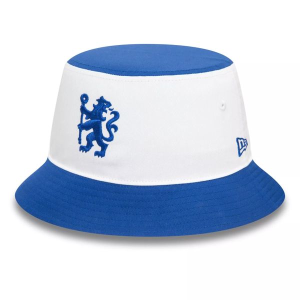 New Era Chelsea FC Lion Crest Colour Block Blue Bucket Hat