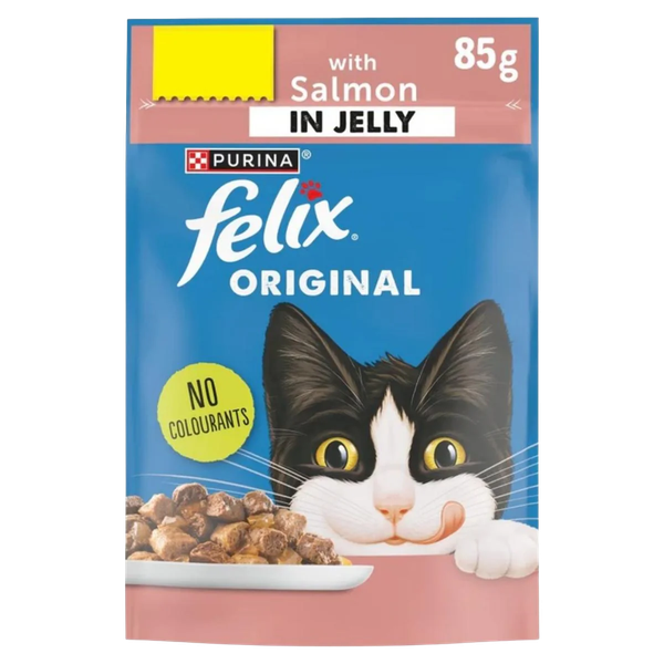 FELIX Original Salmon Wet Cat Food ( Pack of 3 ) 85g