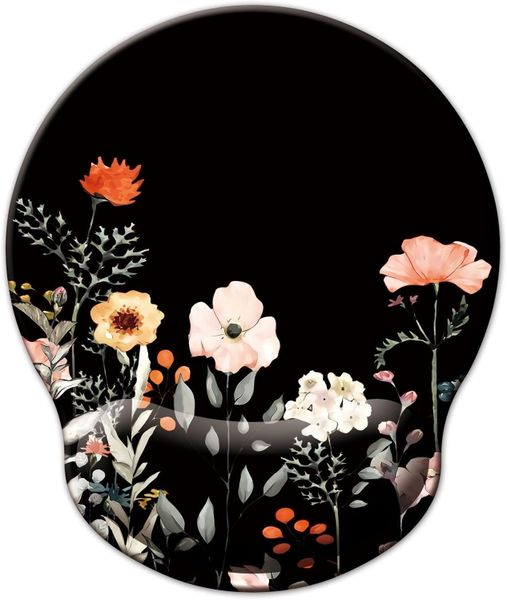 Gaming Mouse Pad with Wrist Support Non-Slip Rubber Base for Home Office