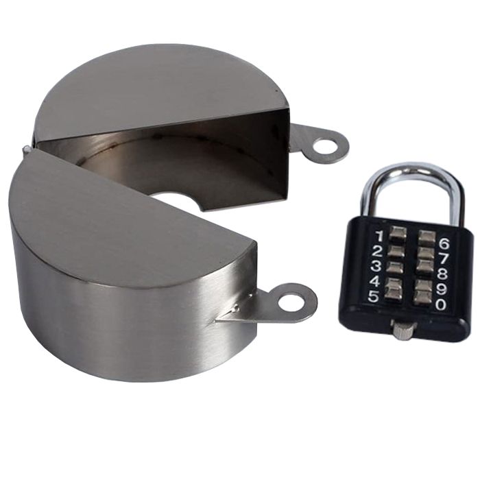 Garden Tap Locking Cap with Combination Lock