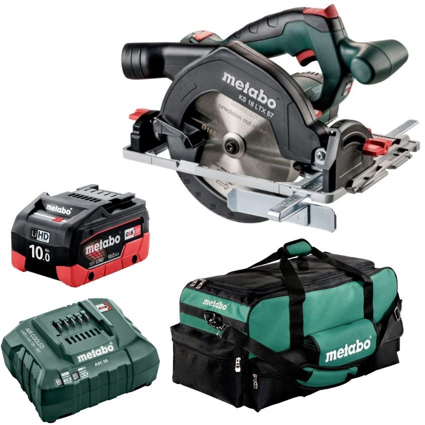 Metabo - Cordless Circular Saw (18V) with Battery, Charger and Bag