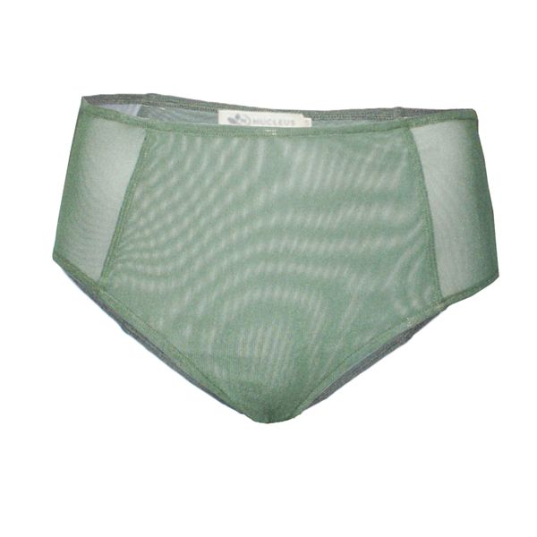 Nucleus High Waisted Panties in Olive Green