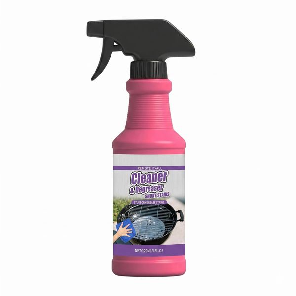 Multi-Purpose BBQ Grill Cleaner &amp; Heavy-Duty Grease Remover Spray