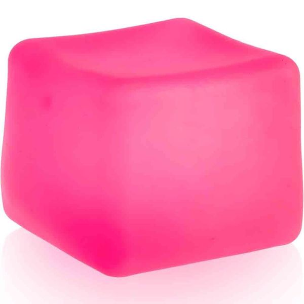Slow-Rise Sensory Fidget for Stress Relief, Light Hand Exercise (Pink)