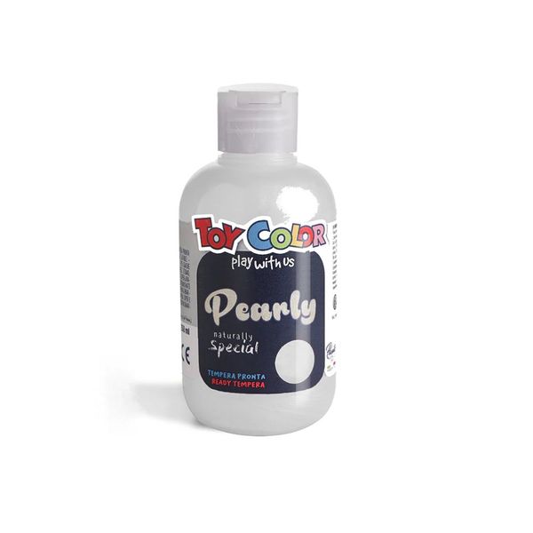 Toy Color - Superwashable Ready-Mix Tempera Paint for Kids - Pearly 250ml