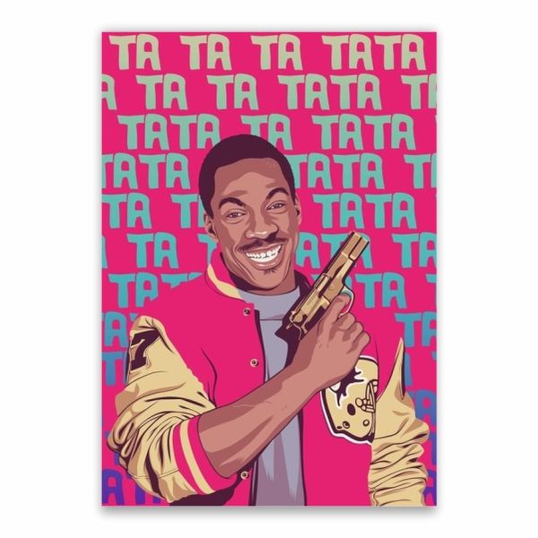 Eddie Murphy Gun Poster - A1