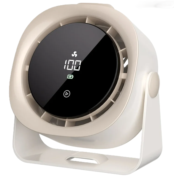 SamMag Biz 3 Speeds Adjustable Desk Turbo Fan Rechargeable Touch Screen Fan