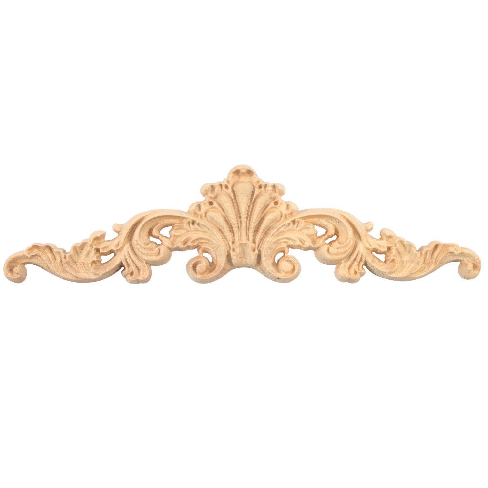 Craft Decor Natural Floral Wood Carved Corner Appliques | Shop Today ...