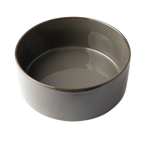 OMADA Flat Stackable White Salad Bowl